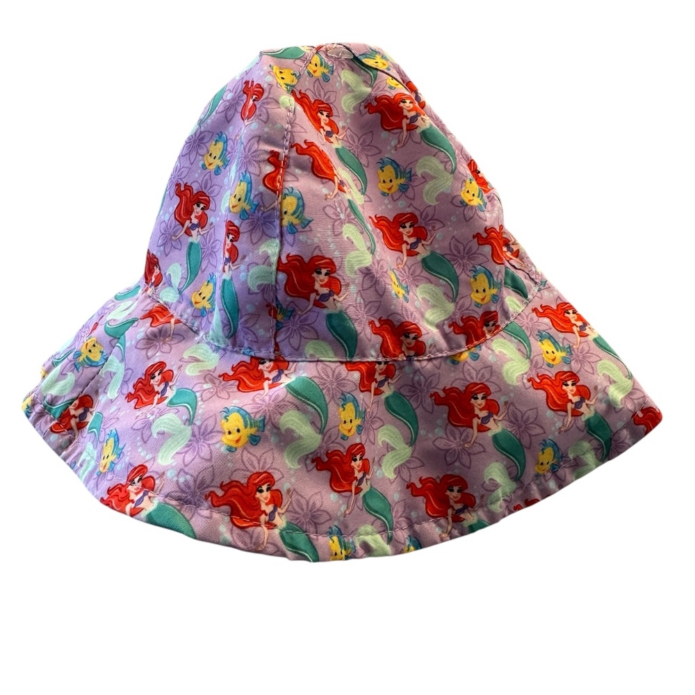 Disney‎ Baby Ariel Bucket Sun Hat. The Little Mermaid 0-12 Months -
